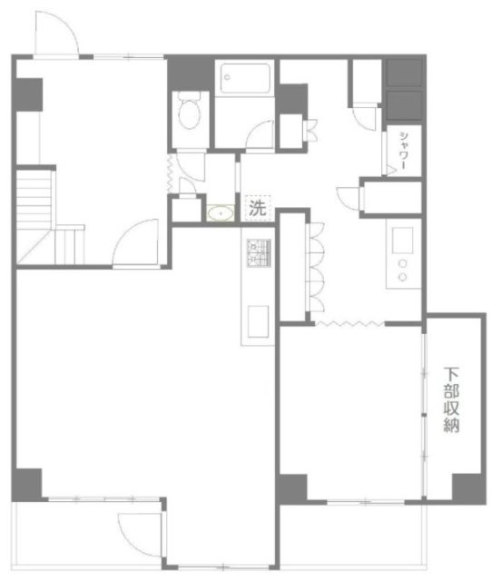 KMプラザ403 間取り図