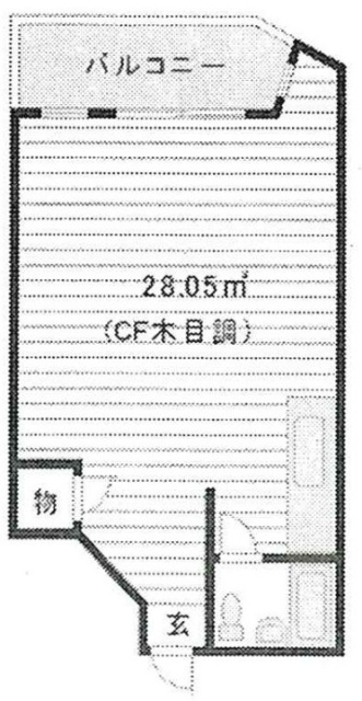 ホワイトキャッスルビル403 間取り図