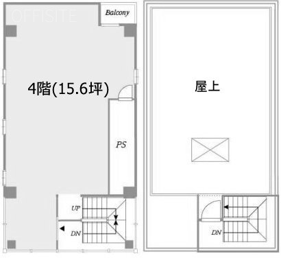 ザ・シティ渋谷神泉4F+RF 間取り図