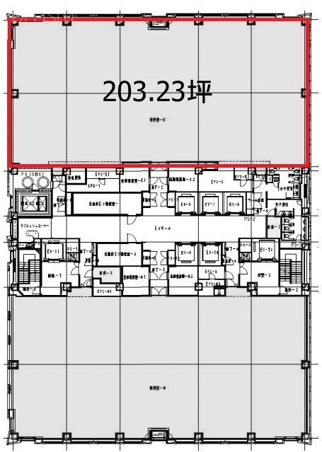 品川シーサイドキャナルタワーE 間取り図