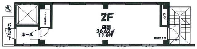 NEWーK Crescentビル2F 間取り図