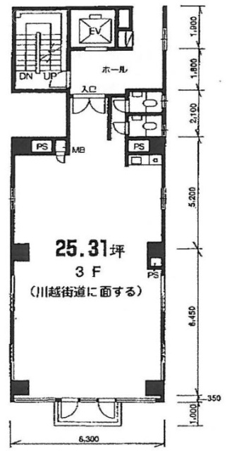 アーバンスパークビル301 間取り図