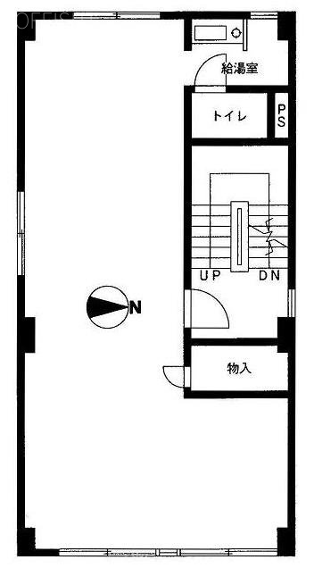 セレクト八丁堀ビル3F 間取り図