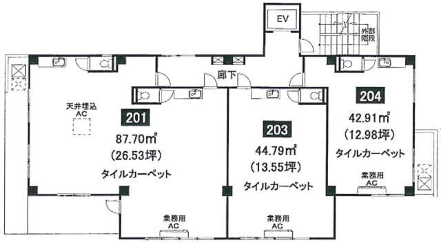 鈴隆ビル201 間取り図