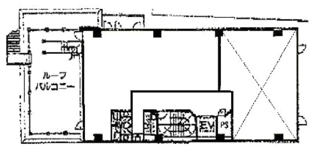 弥生町ビル5F 間取り図