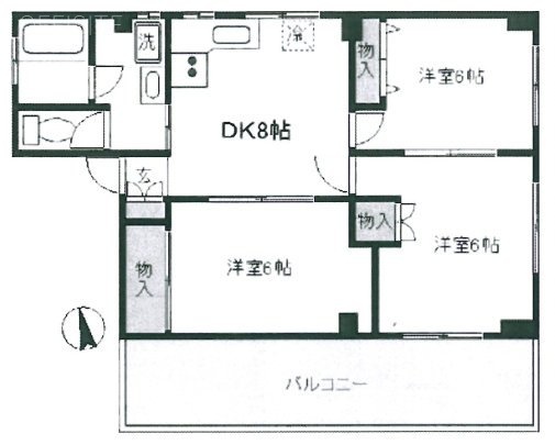 東信ビル201 間取り図