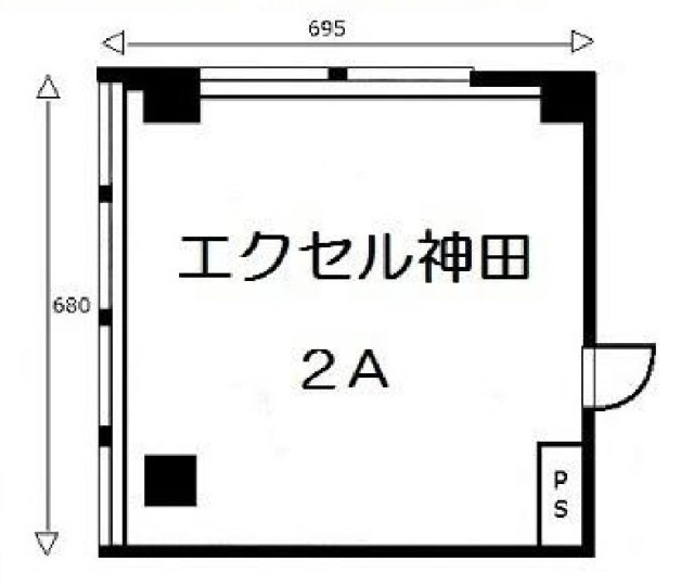 エクセル神田A 間取り図