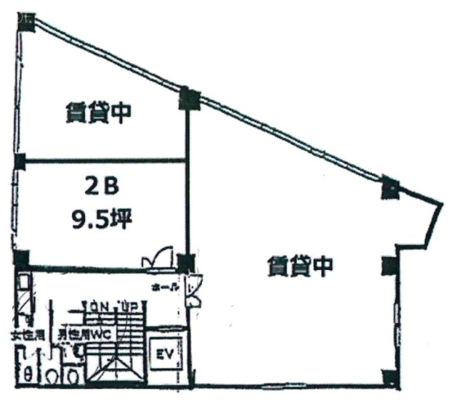 第一古川ビルB 間取り図