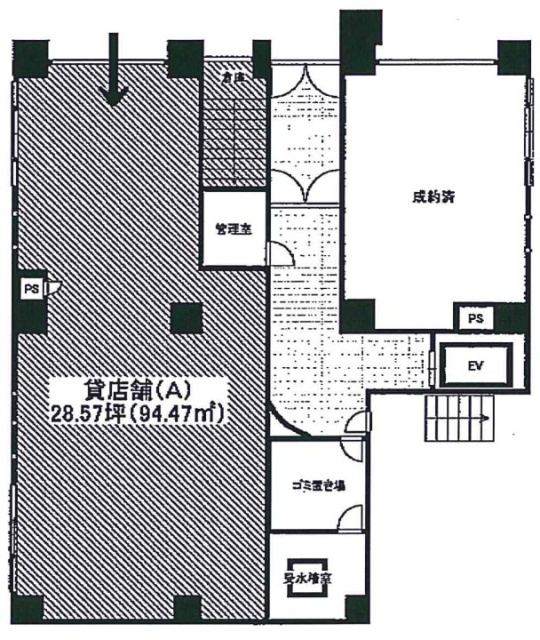 ロイクラトン四谷A 間取り図