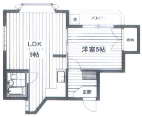 渋谷イースト201 間取り図