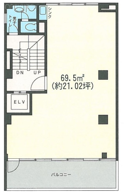 内田ビル7F 間取り図
