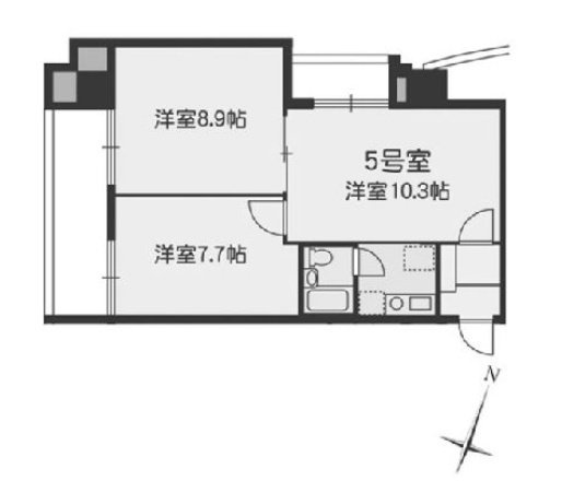 花和ビル405 間取り図