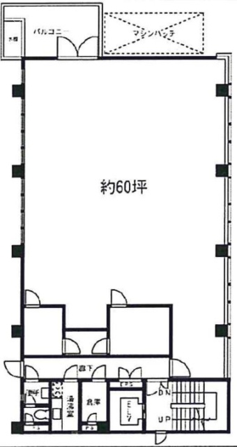 加瀬141ビル3F 間取り図