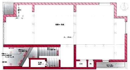FABRIC Nakameguro1F 間取り図