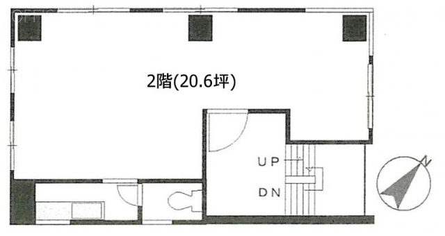 秋葉原KKビル2F 間取り図