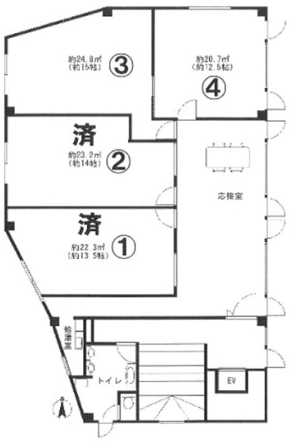 センチュリー21ビル404 間取り図