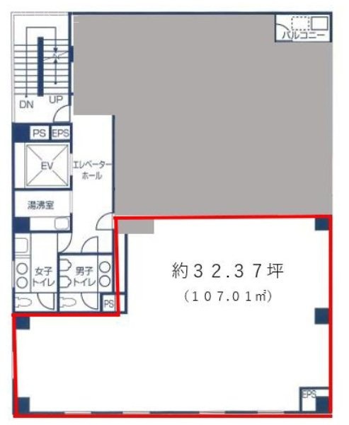 圭盟ビル402 間取り図