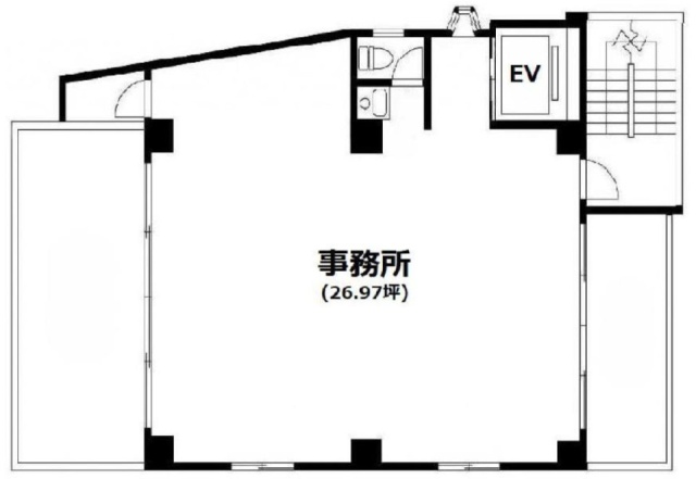 森川ビル3F 間取り図