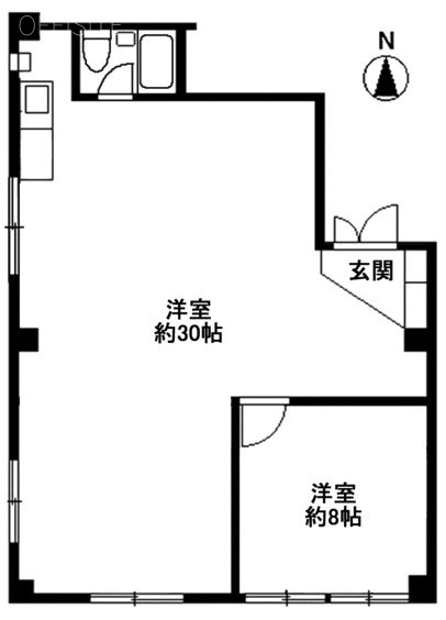 かすがマンション赤坂302 間取り図