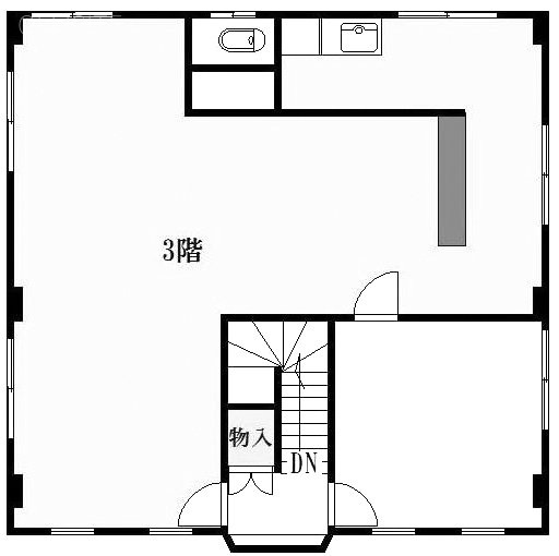 川名ビル3F 間取り図