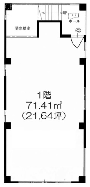 金子ビル1F 間取り図