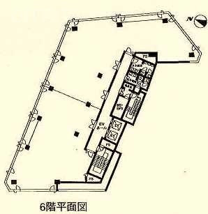 タキイ東京ビル6F 間取り図