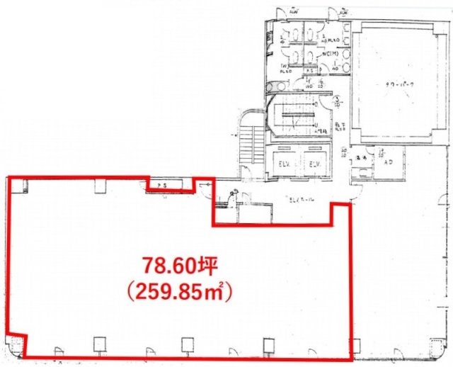 八王子東町センタービル502 間取り図