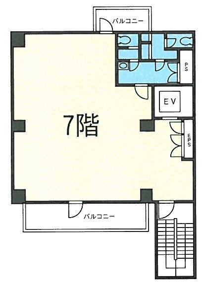 BOXRAKIBA(ボクサールアキバ)7F 間取り図