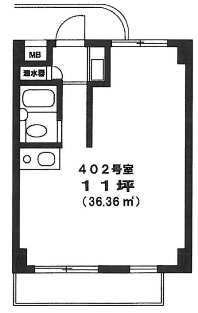 KSハウス402 間取り図