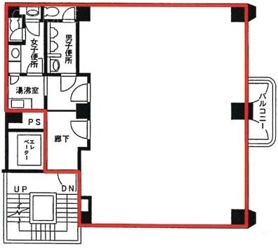 タナカビル5F 間取り図