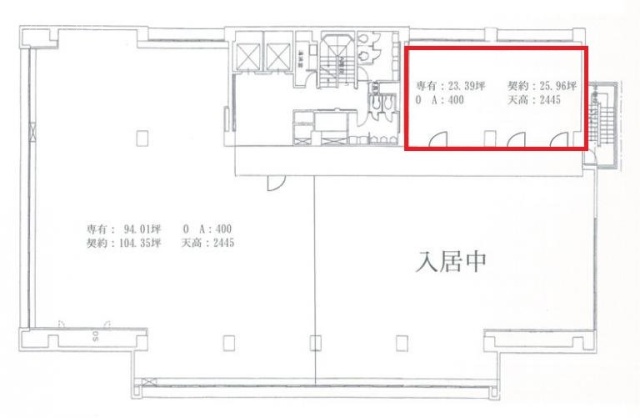 合人社横浜日本大通7ビル2F 間取り図