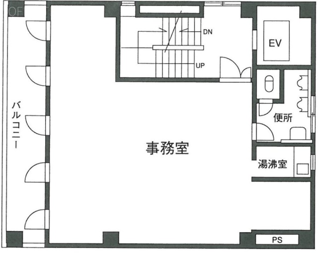 高山ビル4F 間取り図