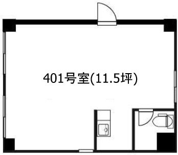 東豊エステートビル401 間取り図