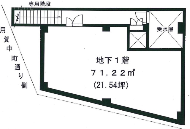 石黒ビルB1F 間取り図