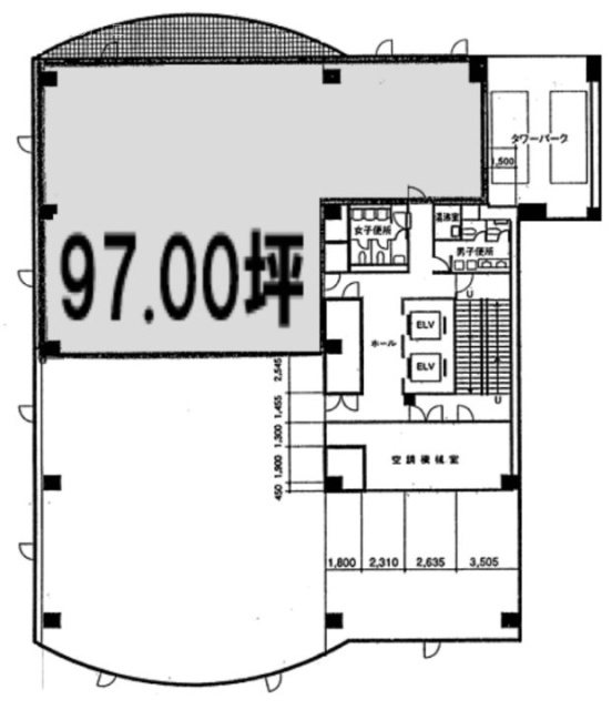 東部横浜ビル5F 間取り図