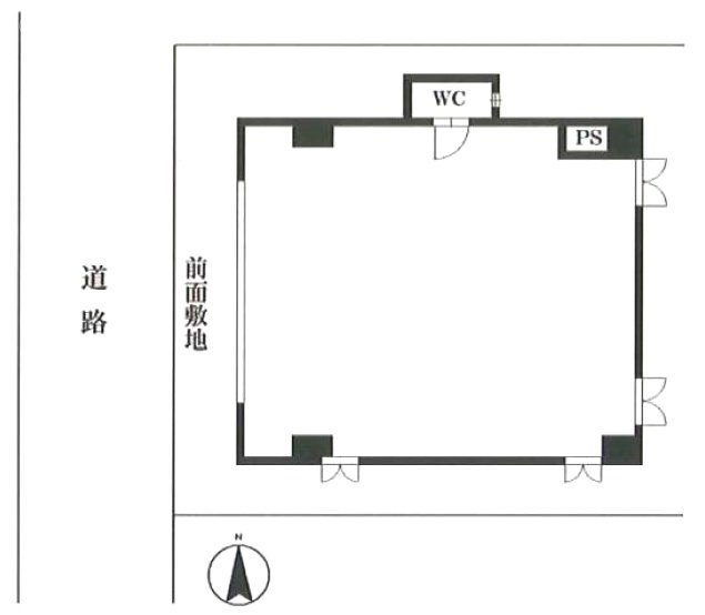 NK-1ビル1F 間取り図