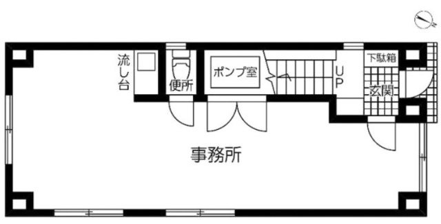 加藤ビル1F 間取り図