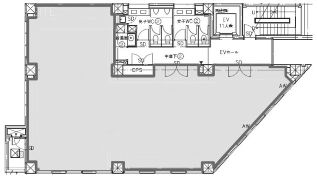 SSビル6F 間取り図