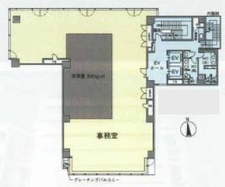 ファーストスクエア五反田9F 間取り図