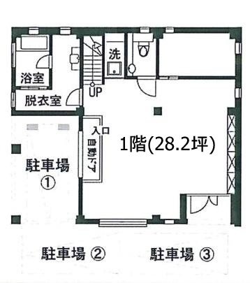 三田ビル1F 間取り図