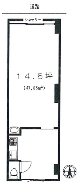 オーケー堂ビル1F 間取り図