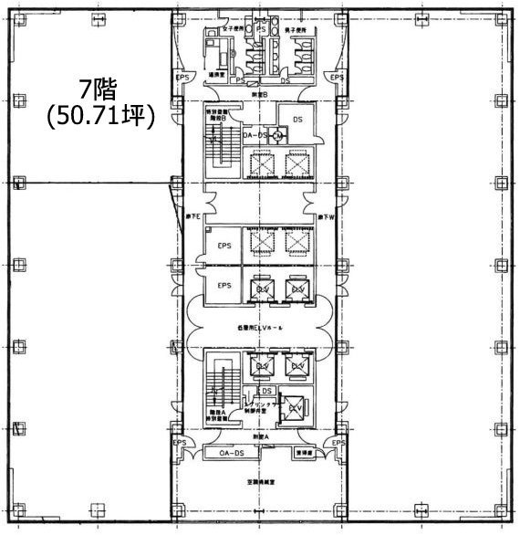 あいおいニッセイ同和損保新宿ビル7F 間取り図