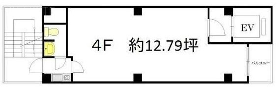 高麗羅ビル4F 間取り図
