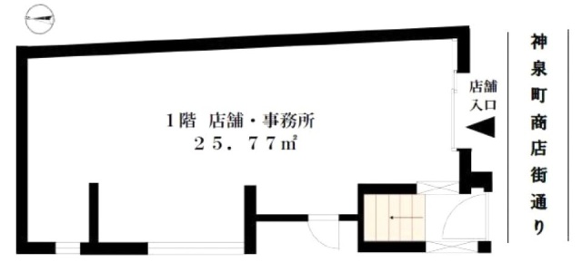 リラプレイス渋谷ビル1F 間取り図