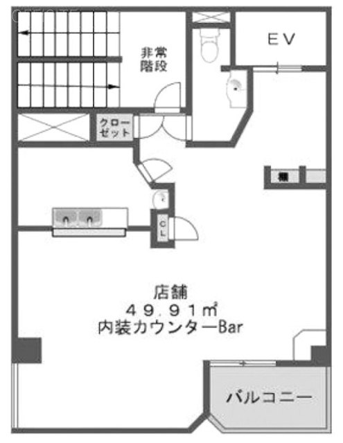 フェリース西池袋ビル3F 間取り図