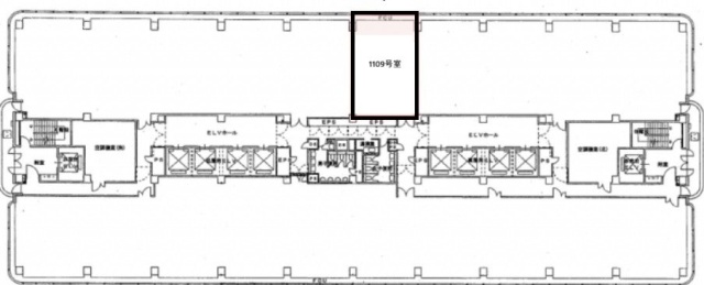 横浜STビル1109 間取り図
