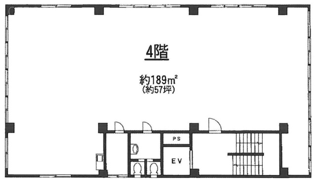 青横ビル4F 間取り図