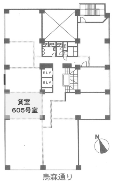 弁護士ビル605 間取り図