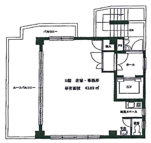 曙I・Iビル5F 間取り図