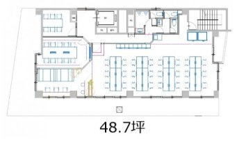 サンジュ共和十番館6F 間取り図